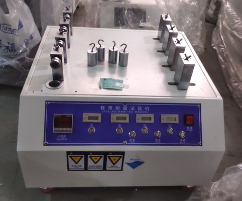 LCD 999 Counter Shoe Wear Tester AC 220V Four Groups Shoe Lace Abrasion Tester